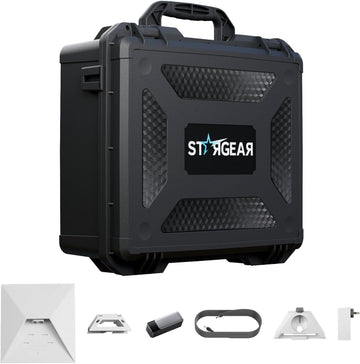 Starlink Mini Hard Case, Waterproof Protective Carrying Case for Starlink Mini Dish Kit, Power Supply, Cables & Accessories Compatible with Anker for RV Travel Camping