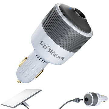 Starlink Mini Car Adapter - 12V to 24V DC Step Up Converter with 60W Car Cigarette Lighter Adapter, Starlink Mini 12V Adapters Supports Official 30m Starlink Cable, Ideal for RV, Boat, Trailer