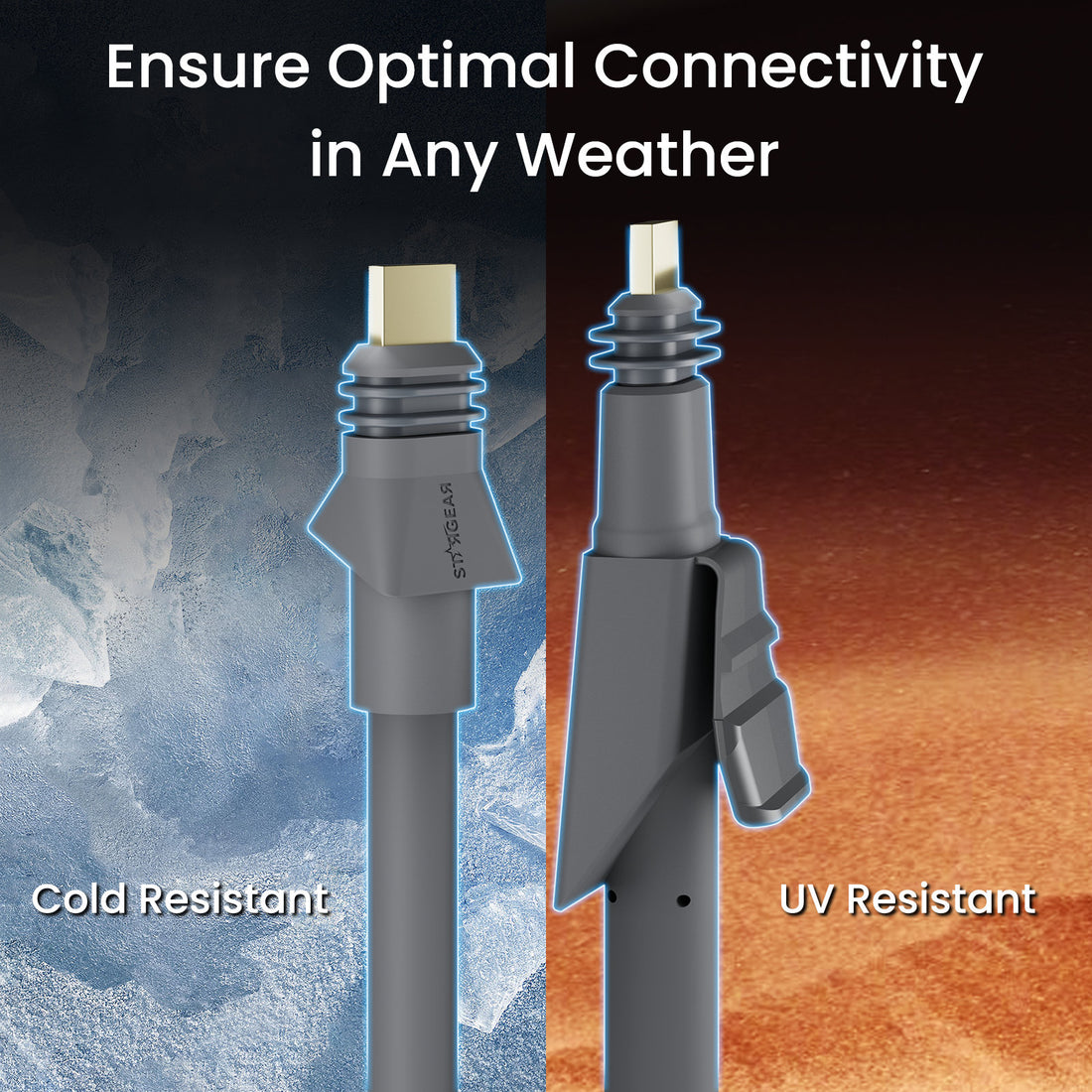 Starlink Flat High Performance Cable, 25M/82FT Starlink Cable for Starlink Flat High Performance Dish to Power Supply, Grey