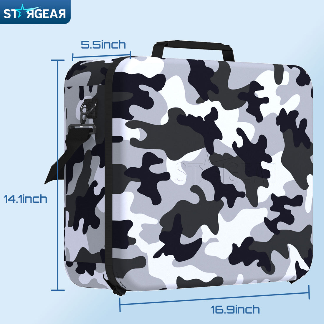 Starlink Mini Case, Waterproof Travel Case Hard Shell Suitcase for Starlink Mini Accessories Hard Storage Shell Portable Bag Camo